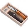 Нож складной Opinel 8 VRN углеродистая сталь рукоять из бука чехол в деревянной коробке