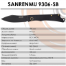 Нож складной SanRenMu 9306-SB сталь 8Cr13MOV