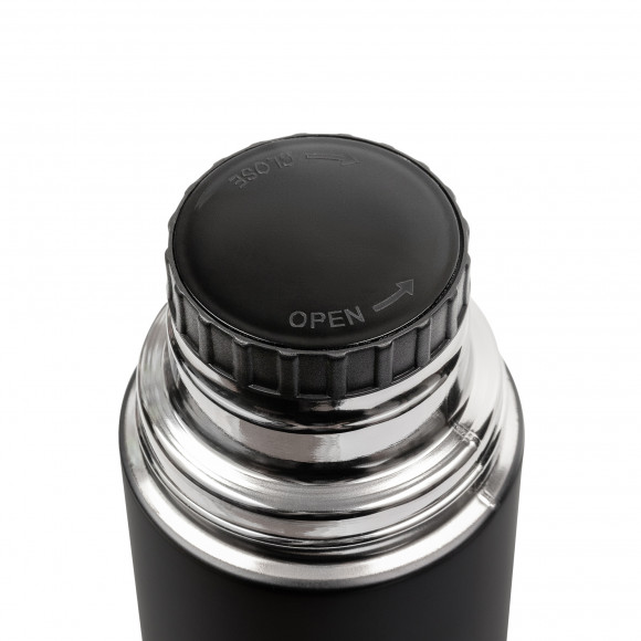 Термос 0,5 литра Relaxika 101 + стикерпак "Красоты России"  R101.500.2 черный Термос 0,5 литра Relaxika 101 + стикерпак "Красоты России"  R101.500.2 черный