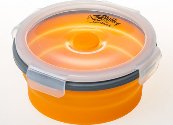 Контейнер Tramp TRC-088 силиконовый складной с крышкой-защелкой 550мл
