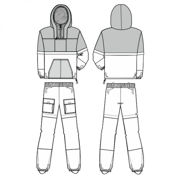 Костюм Русская охота Барьер подростковый (беж/нато)