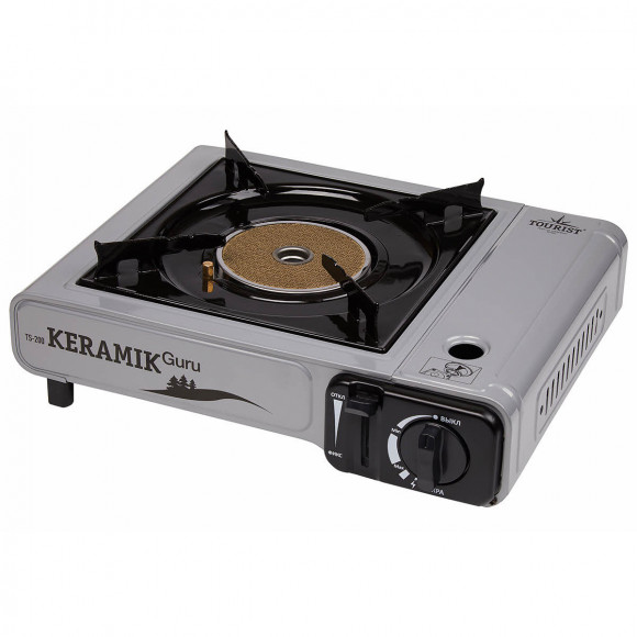Плита настольная газовая Tourist KERAMIK GURU TS-200 керамическая