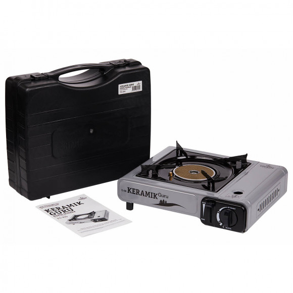 Плита настольная газовая Tourist KERAMIK GURU TS-200 керамическая Плита настольная газовая Tourist KERAMIK GURU TS-200 керамическая