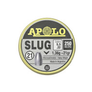 Пули пневматические Apolo Slug 5.5мм, 1.36гр, 250шт Пули пневматические Apolo Slug 5.5мм, 1.36гр, 250шт