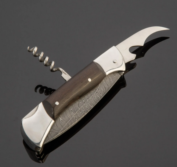 Нож складной ИП Семин Снайпер 3-х предметный дамасская сталь рукоять венге Нож складной ИП Семин Снайпер 3-х предметный дамасская сталь рукоять венге