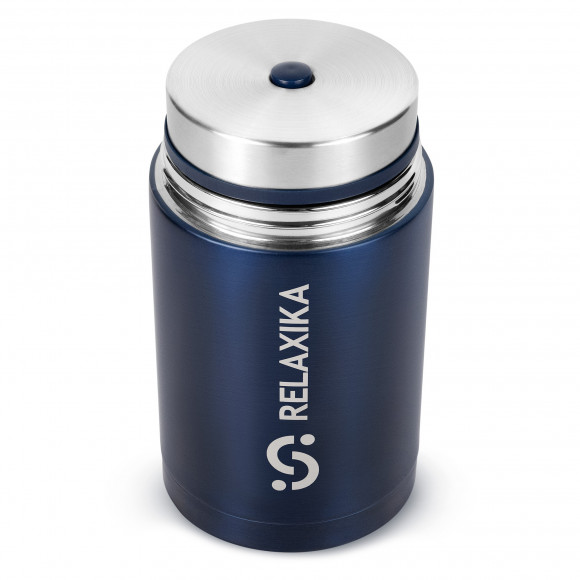 Термос для еды Relaxika 301 на 1 литр синий Термос для еды Relaxika 301 на 1 литр синий