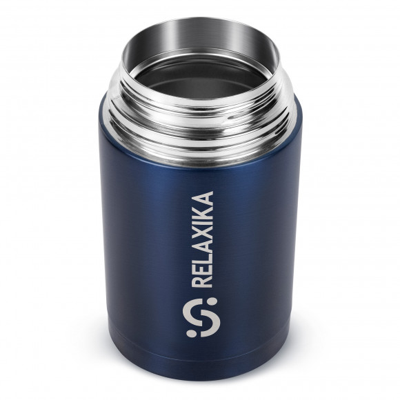 Термос для еды Relaxika 301 на 1 литр синий Термос для еды Relaxika 301 на 1 литр синий