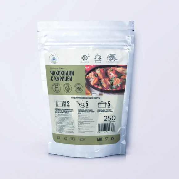 Готовое блюдо в реторт-пакете "Чахохбили с курицей" 250г
