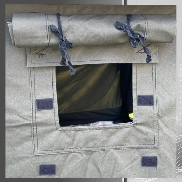 Палатка Русская охота 4-х местная без пола с отверстием под дымоход Палатка Русская охота 4-х местная без пола с отверстием под дымоход