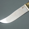 Нож ИП Семин Узбекский малый Пчак из стали Х12МФ рукоять литье мельхиор венге