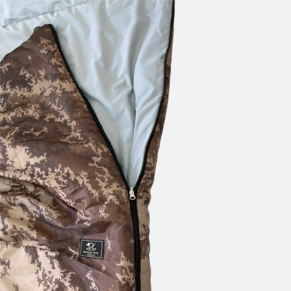 Спальный мешок-одеяло с подголовником, Русская охота Высота, камуфляж