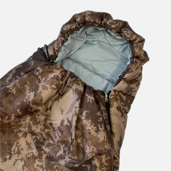 Спальный мешок-одеяло с подголовником, Русская охота Высота, камуфляж