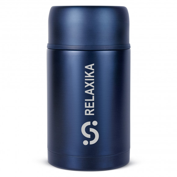 Термос для еды Relaxika 301 на 0,7 литра синий Термос для еды Relaxika 301 на 0,7 литра синий