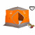 Палатка Куб CONDOR зимняя утепленная 6 сторон размер 3,6 х 3,2 х 2,2  оранжевый