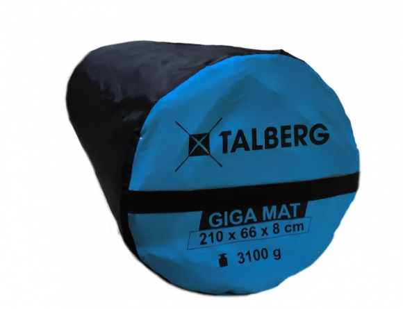 Коврик самонадувающийся Talberg GIGA MAT цвет Синий Коврик самонадувающийся Talberg GIGA MAT цвет Синий