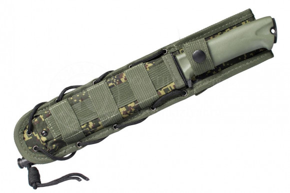 Нож Кизляр Милитари сталь AUS-8 stonewash рукоять эластрон (хаки) Нож Кизляр Милитари сталь AUS-8 stonewash рукоять эластрон (хаки)