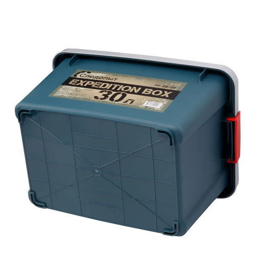 Ящик многофункциональный 30л Следопыт Expedition Box 500х360х320мм цвет зеленый/серый Ящик многофункциональный 30л Следопыт Expedition Box 500х360х320мм цвет зеленый/серый