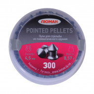 Пуля для пневматики Люман Pointed Pellets 0,57г Пуля для пневматики Люман Pointed Pellets 0,57г