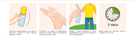 Спрей от комаров детский Nadzor 100мл Спрей от комаров детский Nadzor 100мл