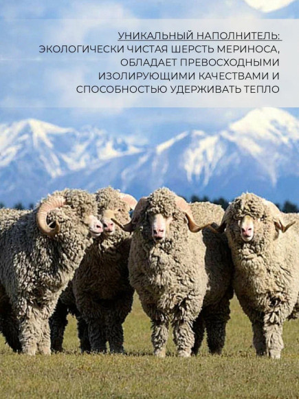 Спальный мешок-одеяло Русская охота, меринос, широкий с подголовником, фланель