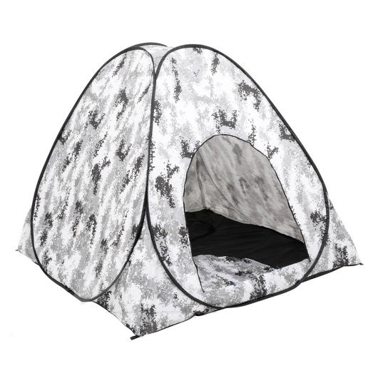 Палатка зимняя Premier Fishing автомат утепленная 1,5*1,5 дно на молнии КМФ цифра