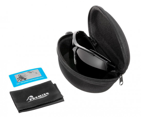 Очки поляризационные в жестком чехле цвет линз серый Premier 9419-G-С