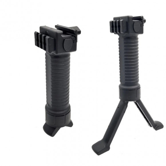 Рукоятка тактическая с сошками на Weaver/Picatinny