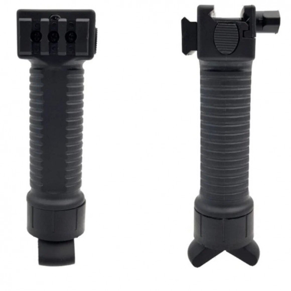 Рукоятка тактическая с сошками на Weaver/Picatinny