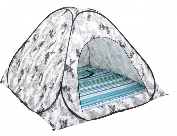 Палатка зимняя Premier Fishing автомат утепленная 1,8*1,8 дно на молнии КМФ цифра