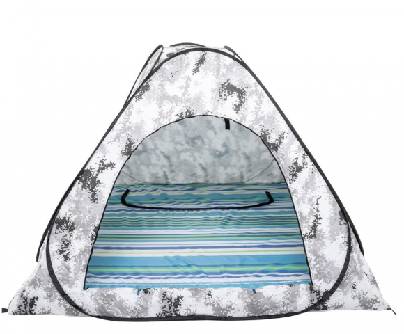 Палатка зимняя Premier Fishing автомат утепленная 1,8*1,8 дно на молнии КМФ цифра