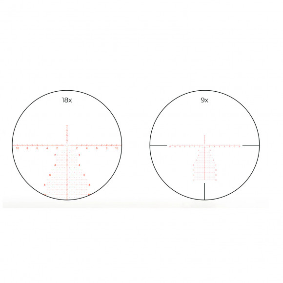 Прицел оптический Artelv LRS 3-18х50 FFP сетка  AM318, подсветка, IP68, 6000Дж, 34мм + кольца