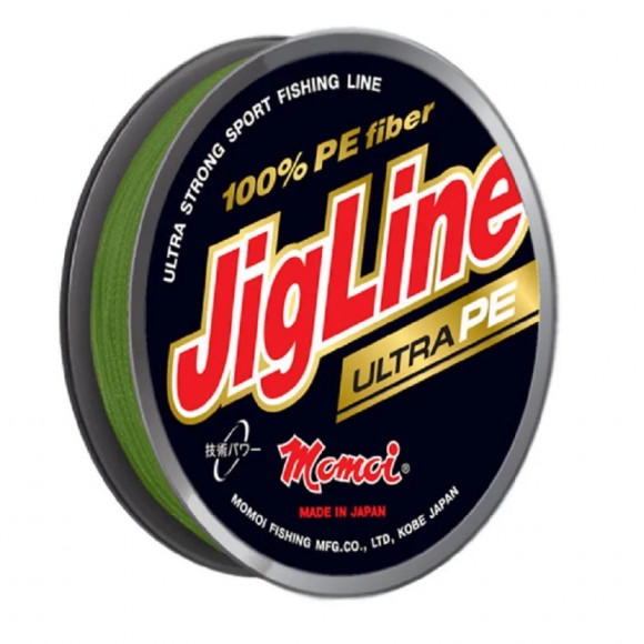 Шнур плетеный Momoi JigLine Ultra PE 100м хаки