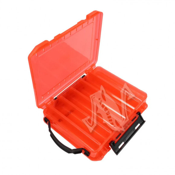 Коробка для воблеров двухсторонняя 10 отделений размер 20х17х4,6см Namazu N-BOX25