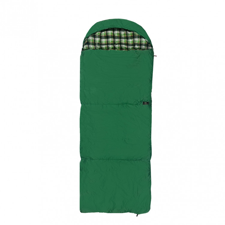 Спальный мешок-одеяло Русская охота, верблюд, широкий с подголовником, фланель