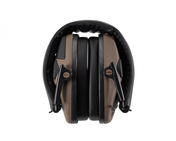 Наушники активные ShotTime 32 стрелковые NRR 22dB Tan (EST-32T) Наушники активные ShotTime 32 стрелковые NRR 22dB Tan (EST-32T)