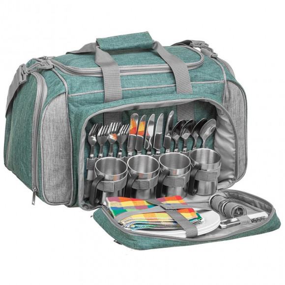 Набор для пикника, 4 персоны, Nisus N-605(4) GG Набор для пикника, 4 персоны, Nisus N-605(4) GG