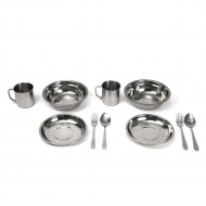 Набор для пикника на 2 персоны Следопыт Standart нержавеющая сталь в чехле Набор для пикника на 2 персоны Следопыт Standart нержавеющая сталь в чехле