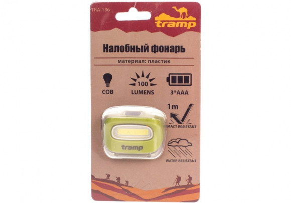 Фонарь Tramp TRA-186 налобный Фонарь Tramp TRA-186 налобный