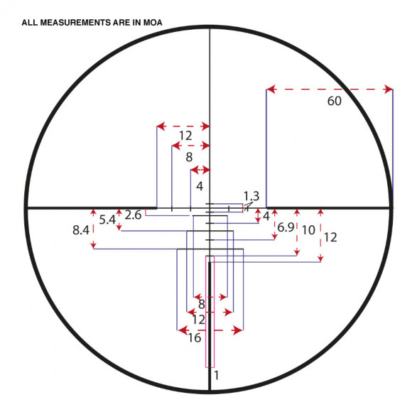 Прицел оптический KonusPro 3-10х44 сетка 275-ballistic с подсветкой