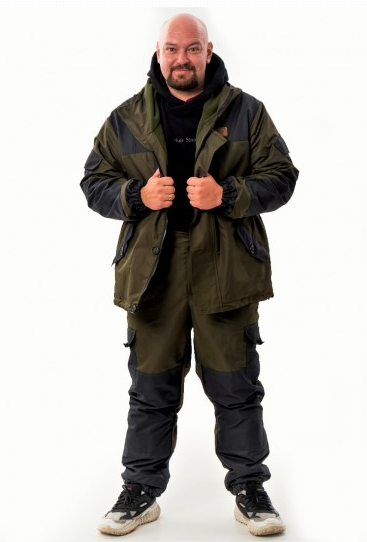 Костюм БК Горка демисезонный ткань таслан/флис цвет камуфляж/черный