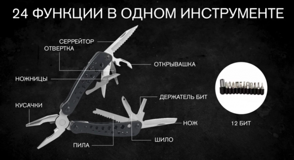 Инструмент многофункциональный Ganzo G204 Инструмент многофункциональный Ganzo G204