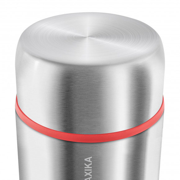 Термос для еды Relaxika 301 на 1 литр стальной в термочехле