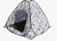 Палатка зимняя автомат 200х200х170 см с дном цвет зимний пиксель Улов 1201А