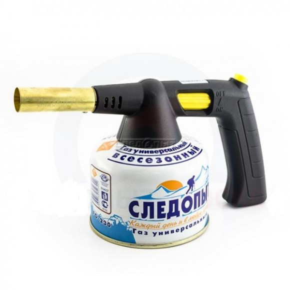 Горелка газовая Следопыт PF-GTP-S06 пьезоэлектрическая с газогенераторной трубкой