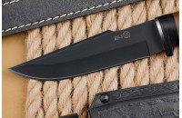 Нож охотничий Ш-5, Кизляр, сталь AUS-8, клинок-145 мм., stonewash, кожа/дерево