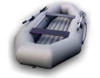Лодка Енисей-Бот Агул-300 гребная с надувным дном, двухместная