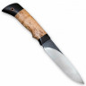 Нож Мурена кованная сталь Х12МФ рукоять карельская береза, черный граб (ИП Семин)