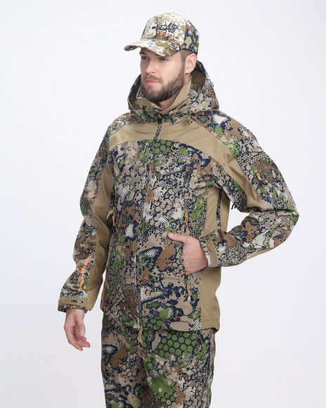 Костюм демисезонный Triton CHAMELEON PRO -5'C материал SoftShell цвет ForestGreen/Beige Костюм демисезонный Triton CHAMELEON PRO -5'C материал SoftShell цвет ForestGreen/Beige