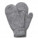 Варежки из шерсти монгольской овцы цвет серый Варежки из шерсти монгольской овцы цвет серый