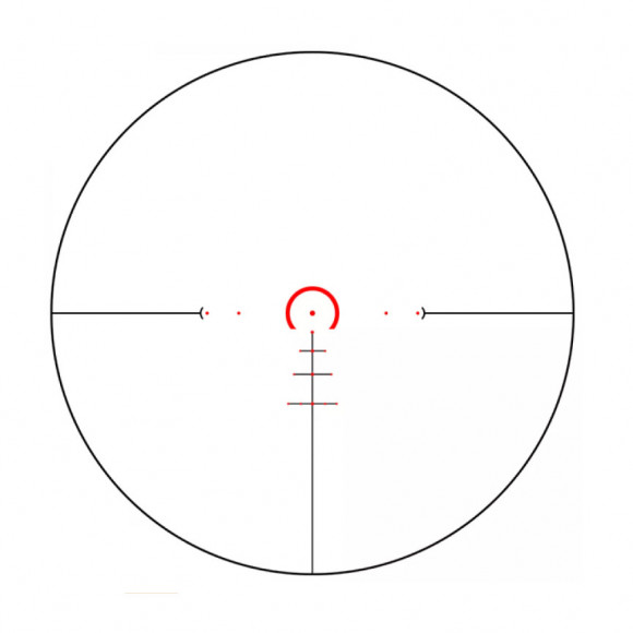 Прицел оптический Artelv CRS 1.5-6х44 SFP сетка AM6-6x, подсветка, 30мм, IP67, 6000Дж.